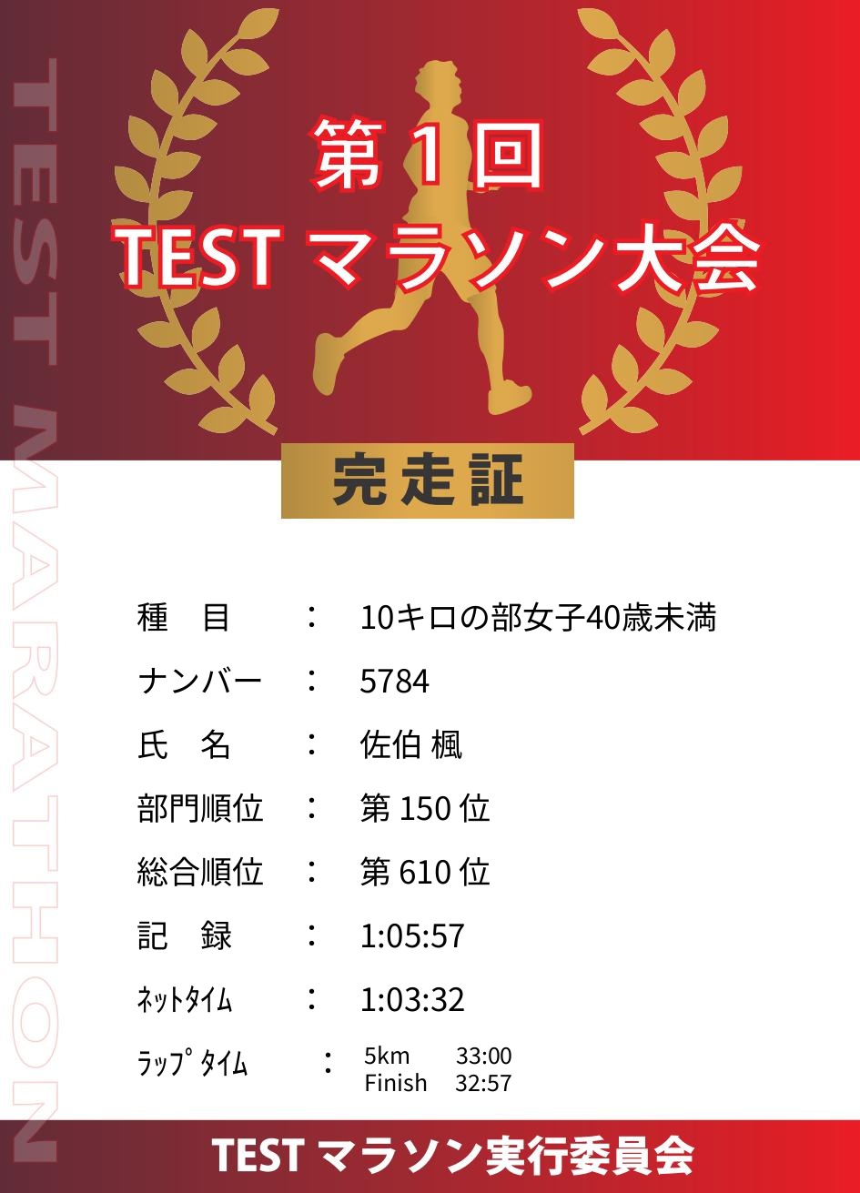 記録証プレビュー
